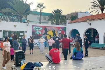 Taller de Bailes Urbanos en Telde/Francisco Javier Santana.